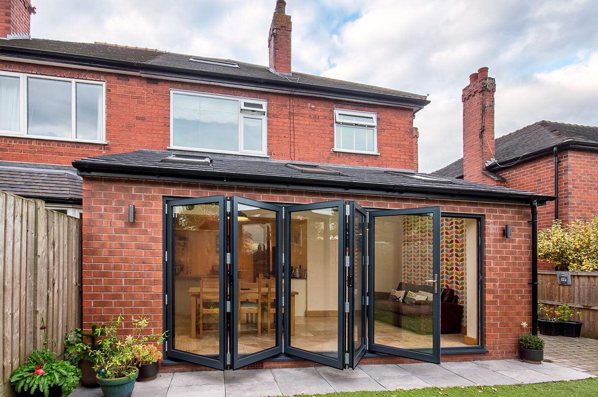 Modern Home Extension with Bifolding Doors